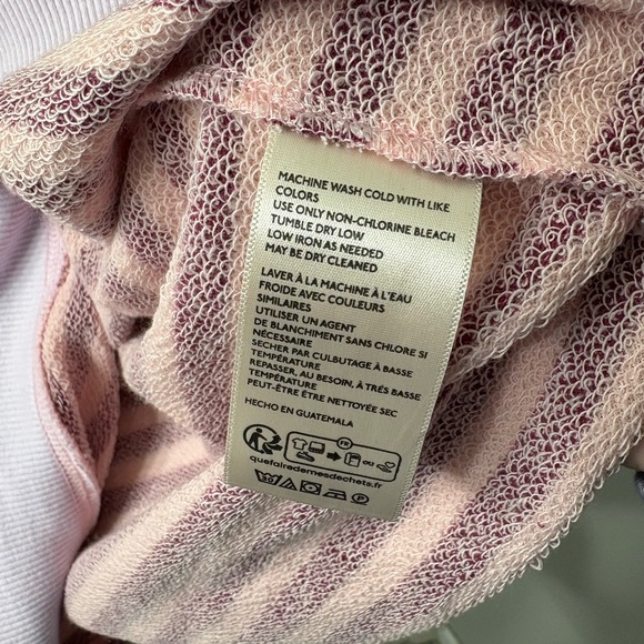 We The Free NWOT Free People Classic Striped Oversized Crewneck Sz XL PTP 29” - Picture 10 of 12